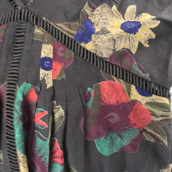 Free People Floral Long Sleeve Mini Dress - Picture 5 of 6